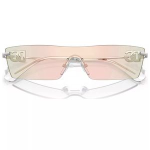 Dolce & Gabbana Metal & Plastic Shield Sunglasses